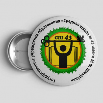 Значок Школа №43 Витебск